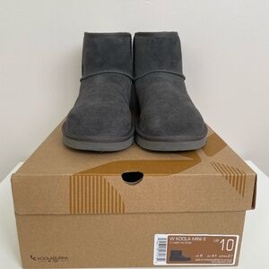 Koolaburra by UGG Australia Grey Suede Mini II Boots Size 10